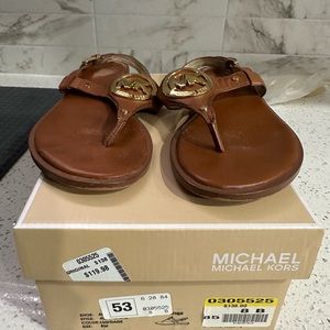 Camel color sandals